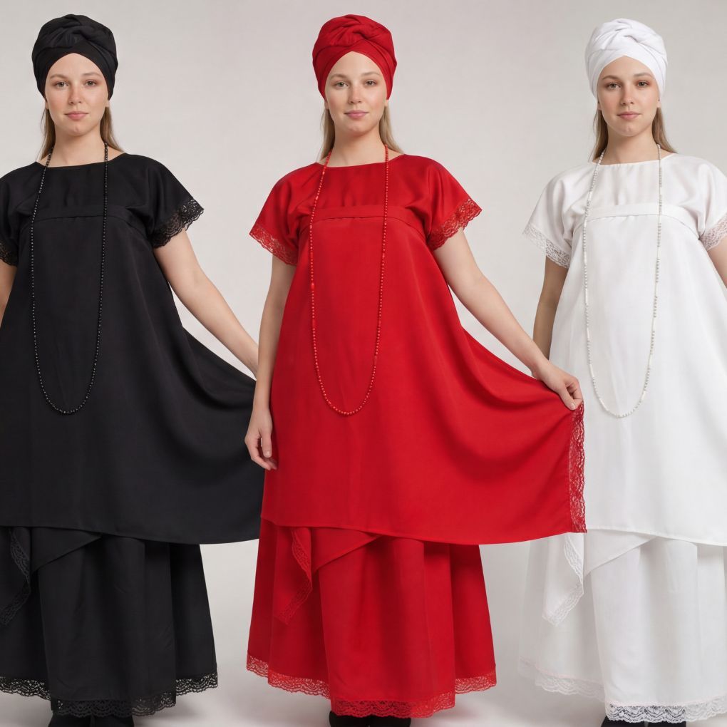 Roupa de Ração Feminino Adulto *4 PEÇAS* ou Sep