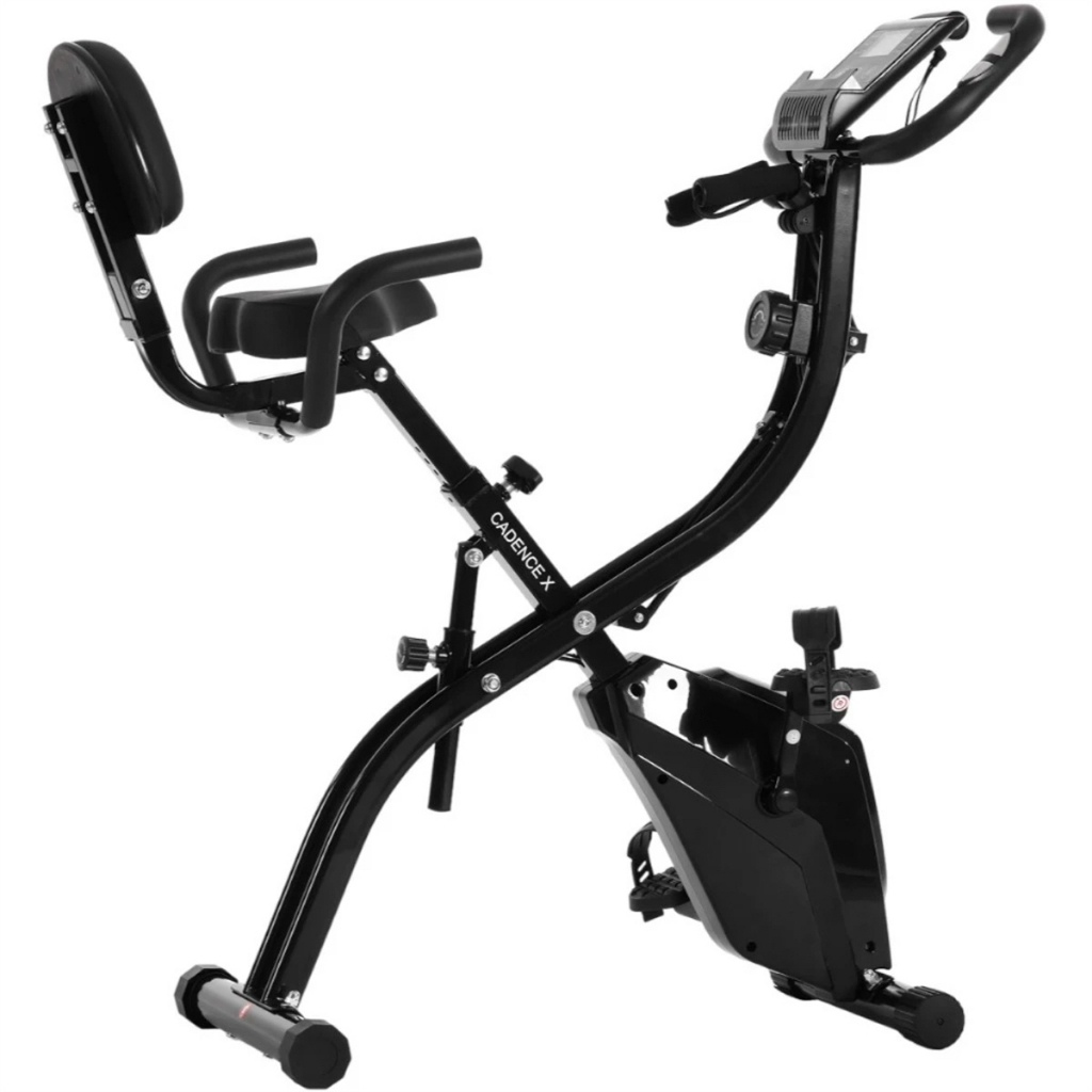Bicicleta ergométrica vertical dobrável