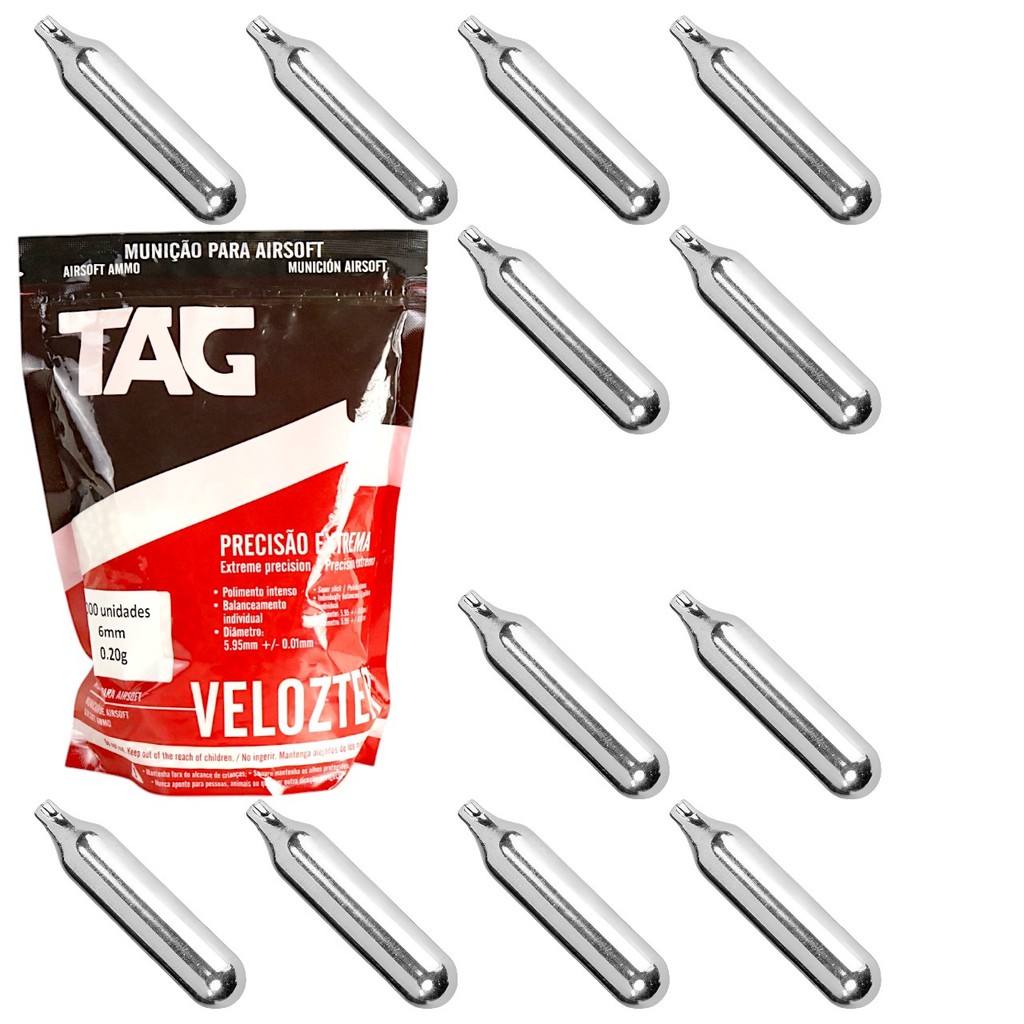 Munição Bbs Ntk Velozter 0.20g Refil Com 5000un 