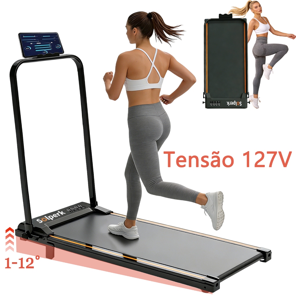 Esteira Ergométrica Elétrica 2.0HP Silenciosa Do