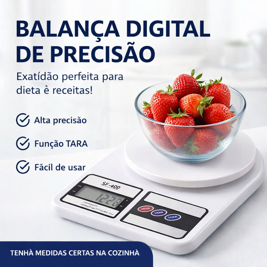 Balança Digital De Precisão Para  Cozinha, Para 