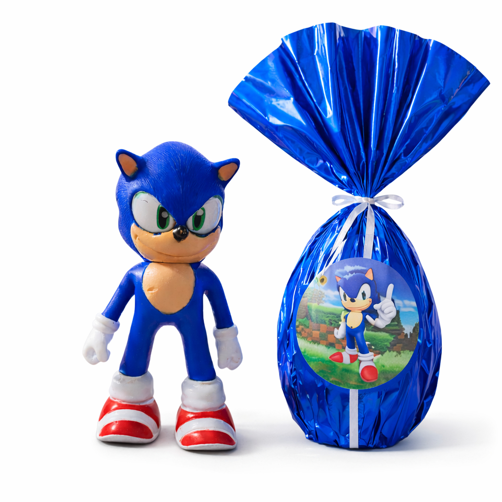Ovo de Chocolate Sonic 300g com Surpresa Brinquedo