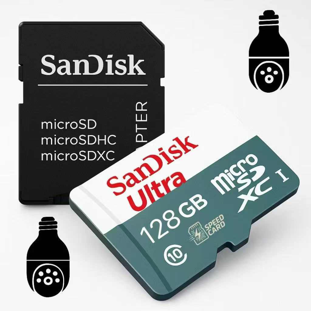 Cartão de Memória Sandisk Micro SD 128GB/256GB C