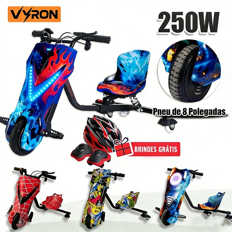 Drift Trike Elétrico VYRON 36V 250W – Moto 