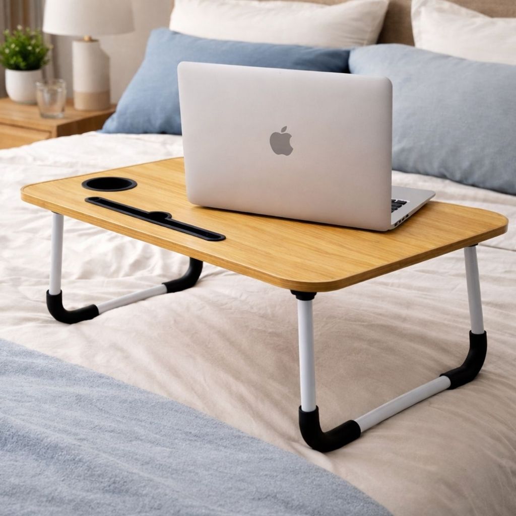 Mesa Portátil para Notebook Dobrável Suporte Cam