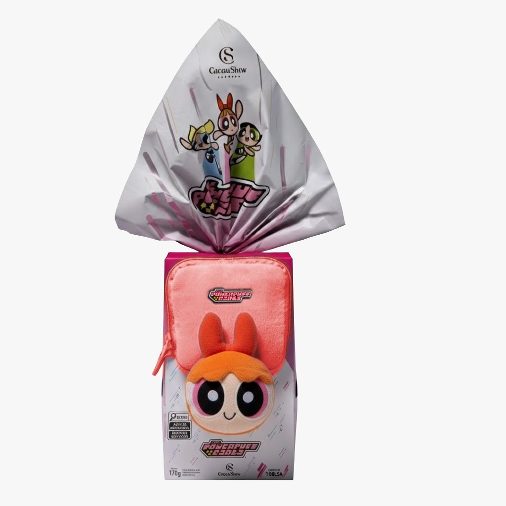 Ovo de Páscoa ao Leite Meninas Superpoderosas Bol