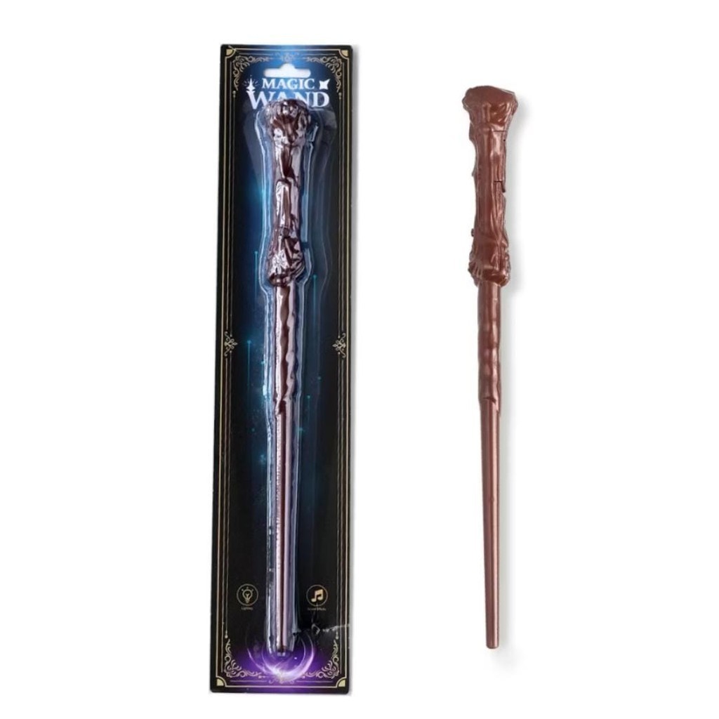 Varinha Bruxo C/luz E Som Magica Festa Fantasia Ha