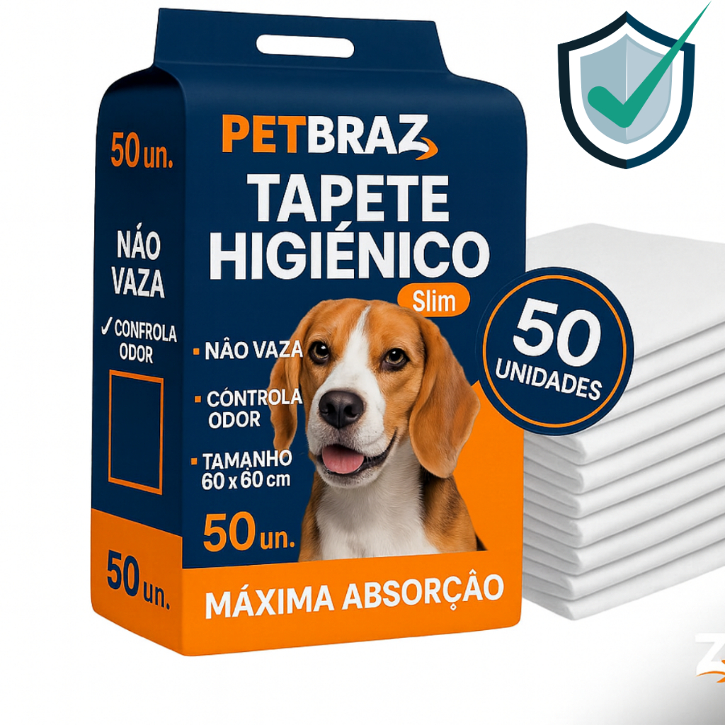 Tapete Higiênico Descartável para Cachorro 60 x 