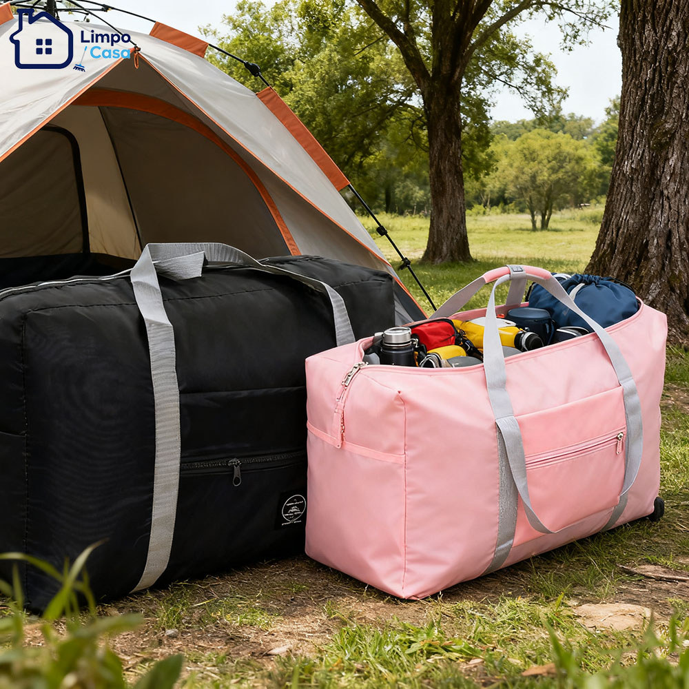 kit 2 viagem dobráveis e impermeáveis que podem