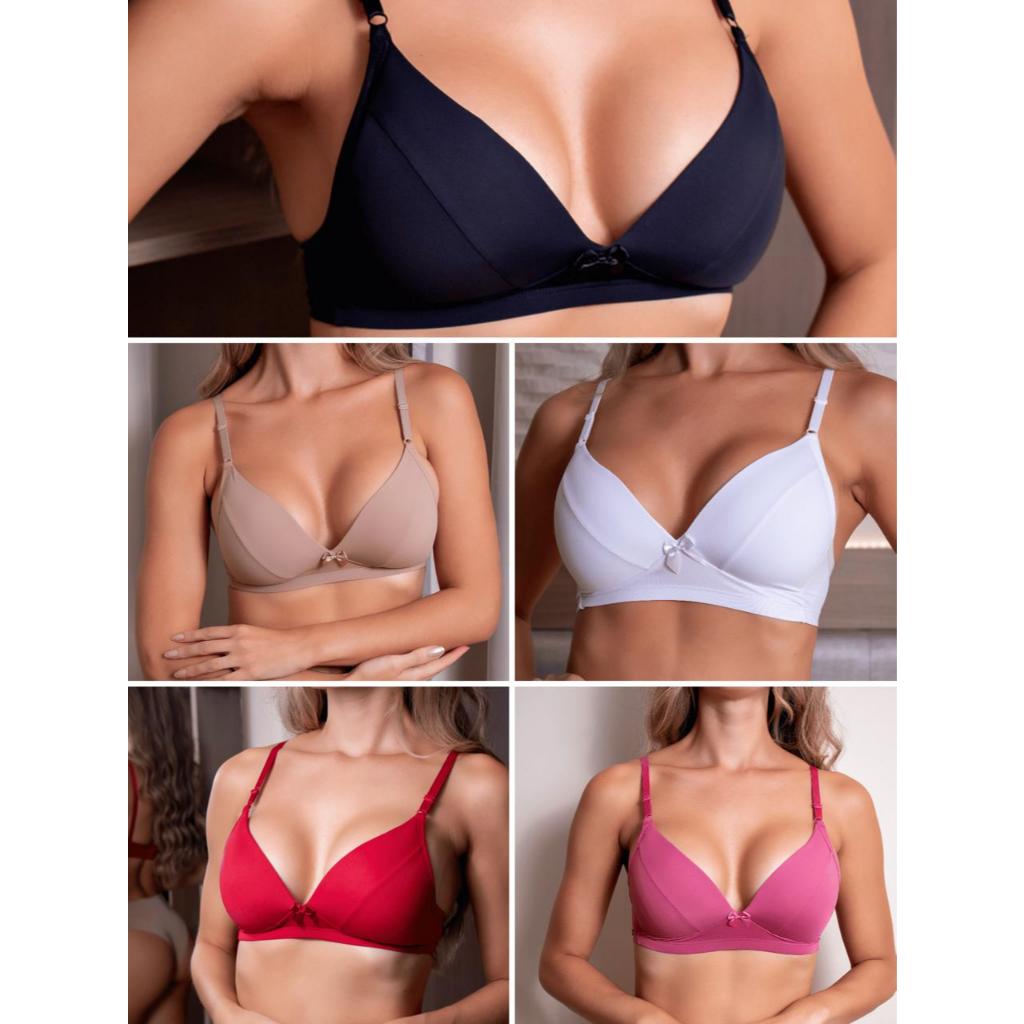 Kit Sutiã Com Bojo Soft Confortável Alça Regul�