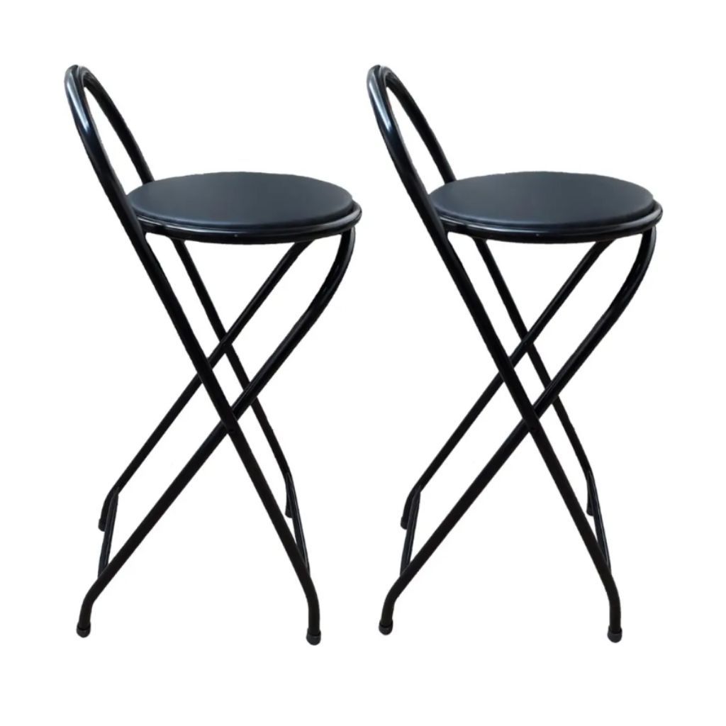 Kit 2 Banquetas Bistrô Alta bar Área Gourmet Dob