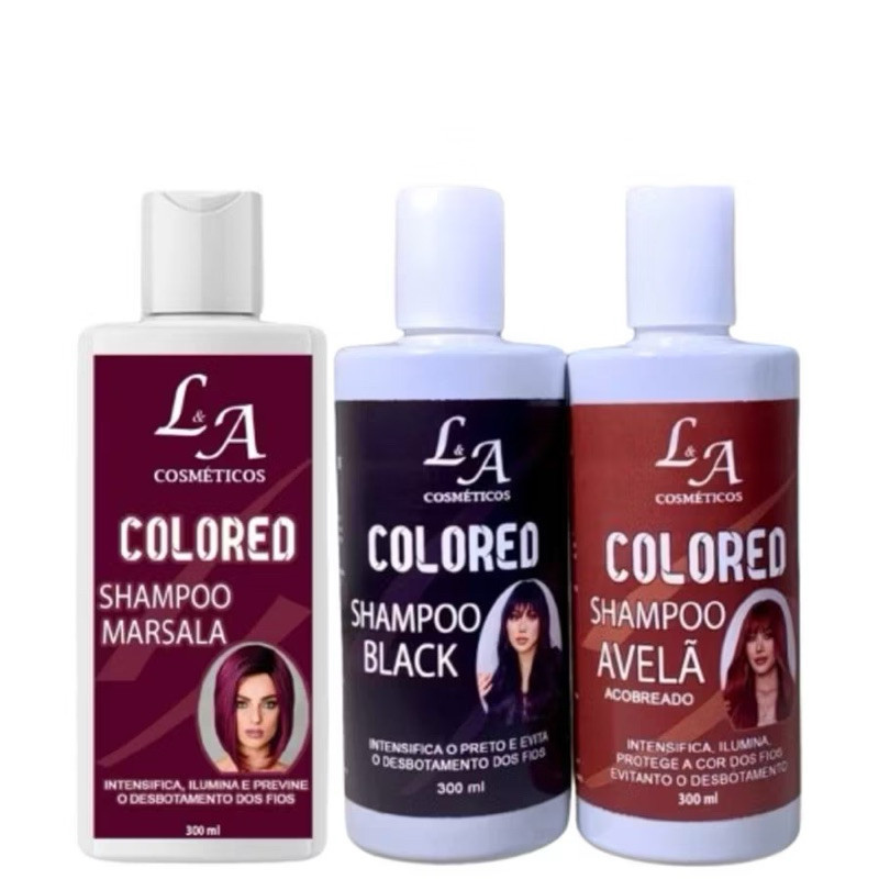 Shampoo Capilar Tonalizante Colored 100% Natural 3