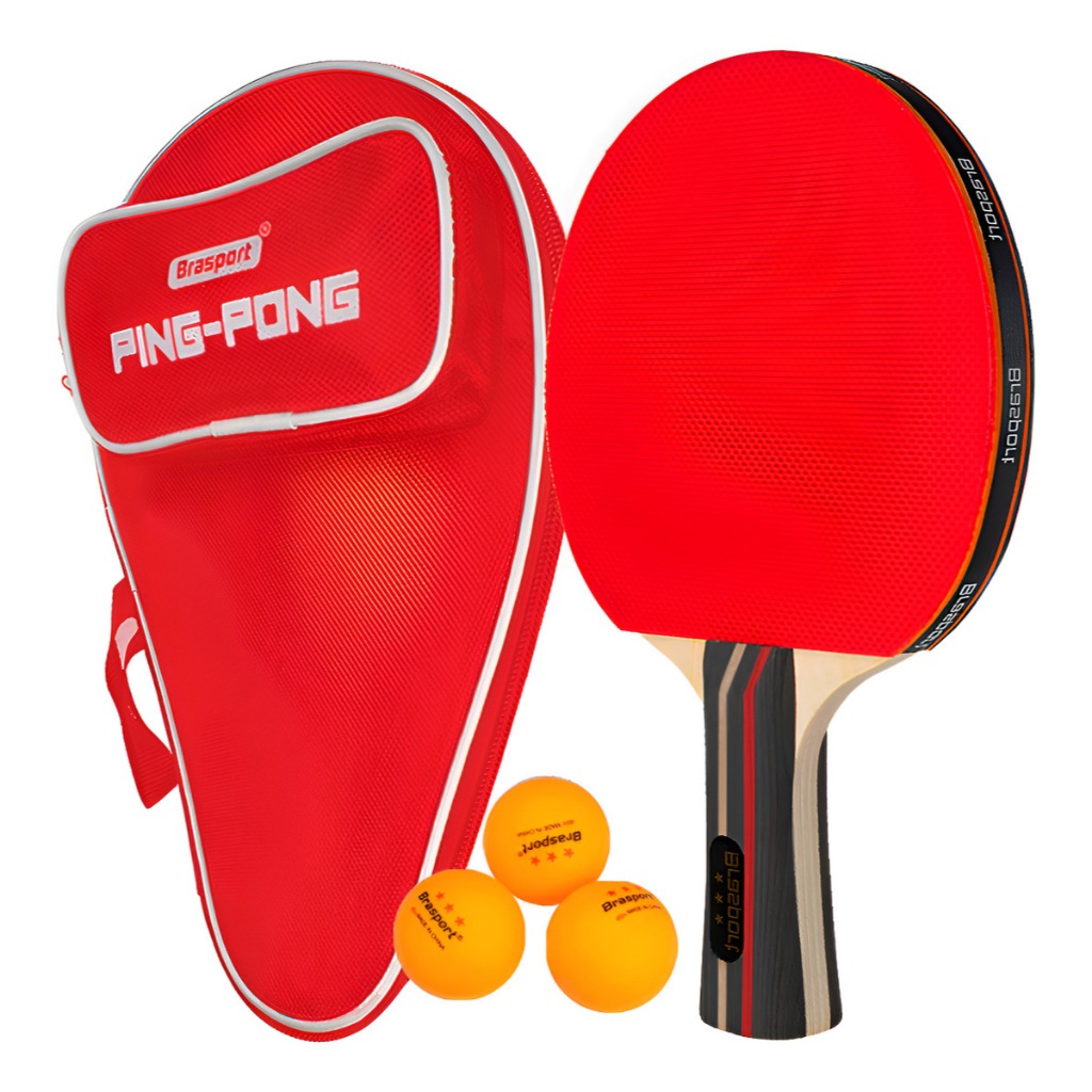 Raquete Ping Pong De Tenis De Mesa Kit Profissiona