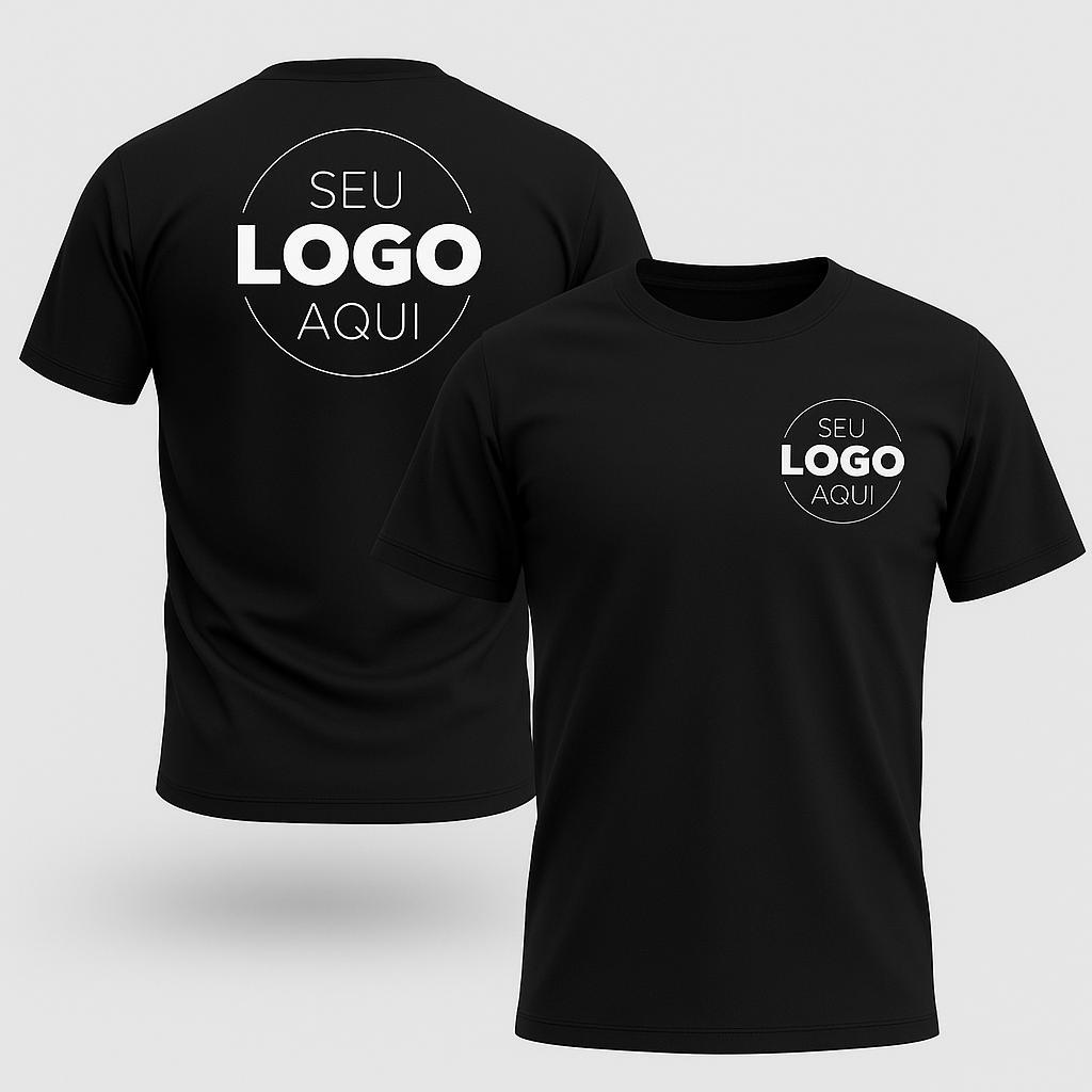 Camiseta Basica Personalizada Logo Estampa Premium