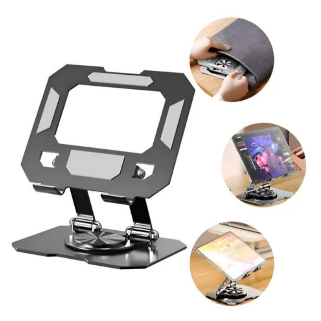 Suporte de Mesa para Tablet 360° Base Ajustável 