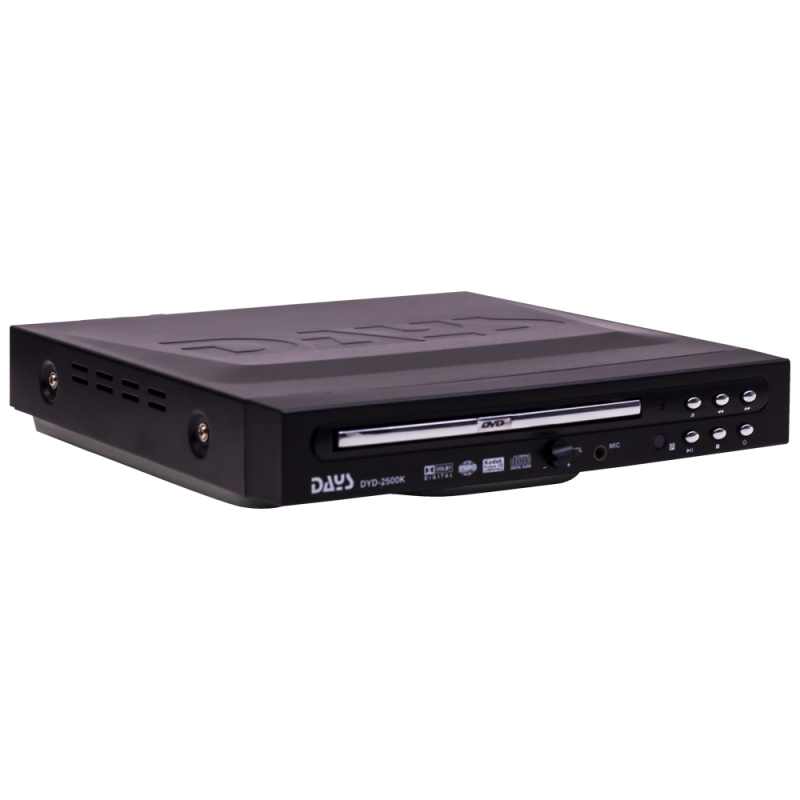 Reprodutor DVD Player de Mesa Days DYD-2500LK 2 Ca