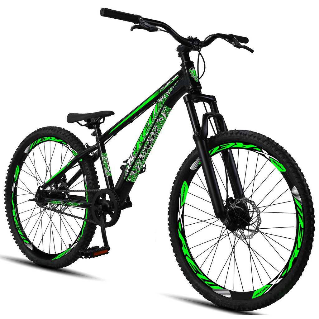 Bicicleta Aro 26 Freeride X-rew Freios A Disco Cor