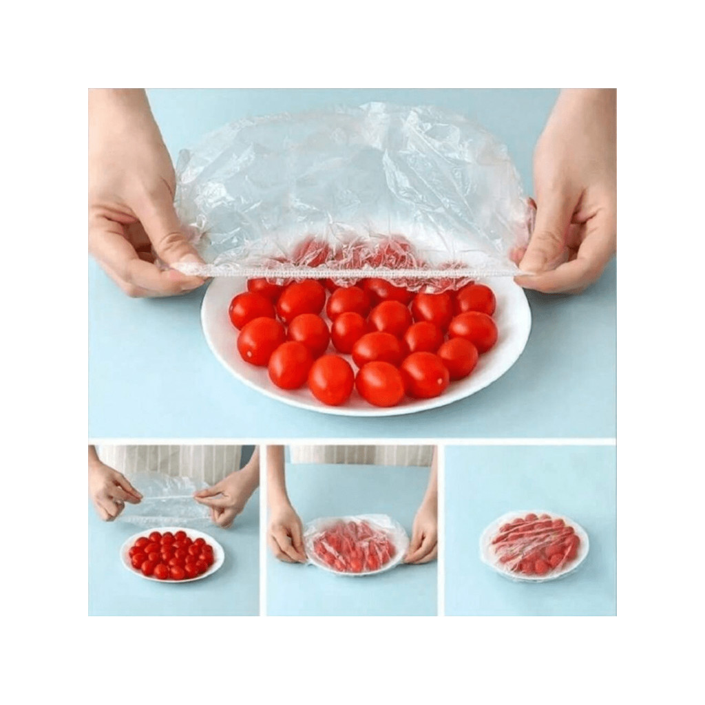 KIT 100/200/300 Tampa De Plástico Descartável Pa