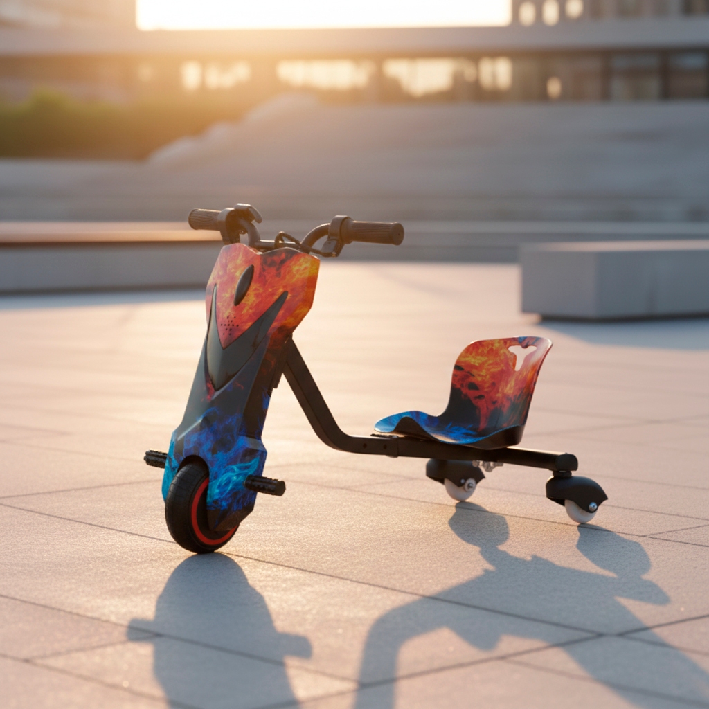 Triciclo Mini Moto Drift Elétrico 50 KG Infantil