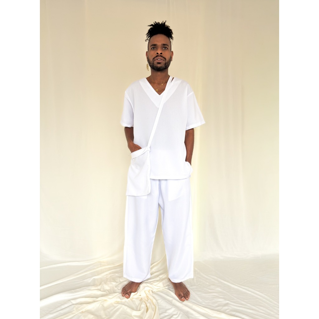 Conjunto de Ração Unissex  Umbanda / Candomblé 