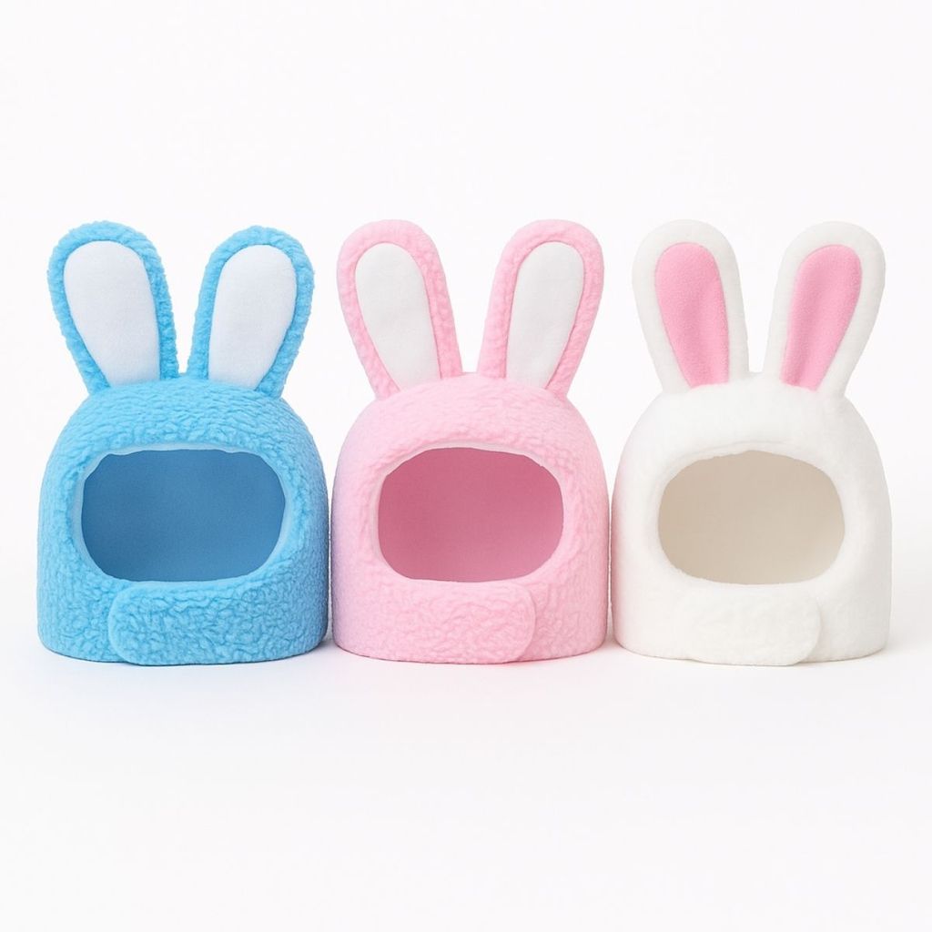 Roupa de Cachorro Gato Pet Touca de Coelho Fantasi