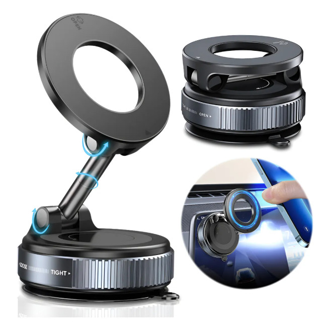 Suporte Magnético Para Celular Rotação 360° Do