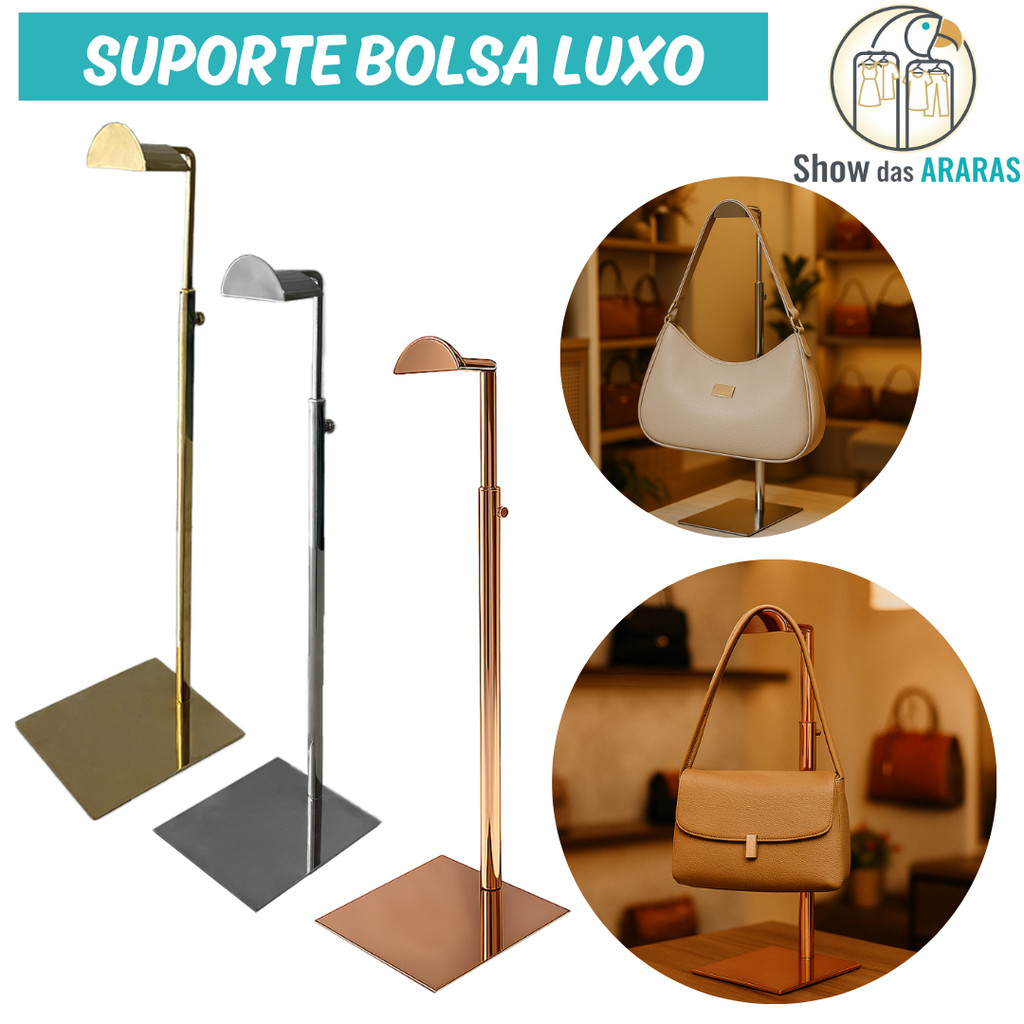 Expositor de Bolsa Luxo – Regulável