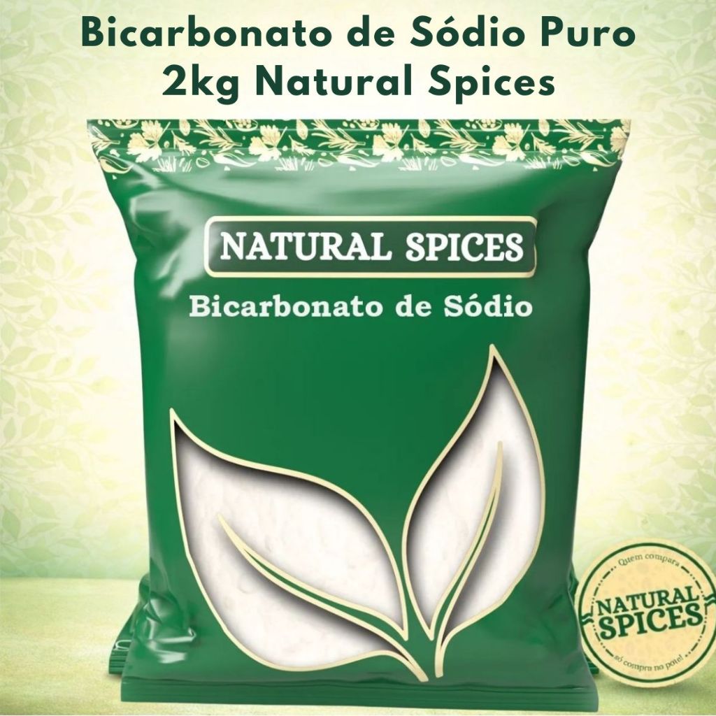 Bicarbonato de Sódio Puro 2kg Natural Spices Econ