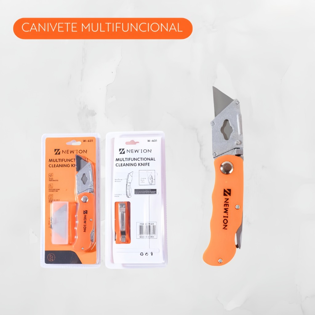 Estilete de Segurança Profissional Trapezoidal e 