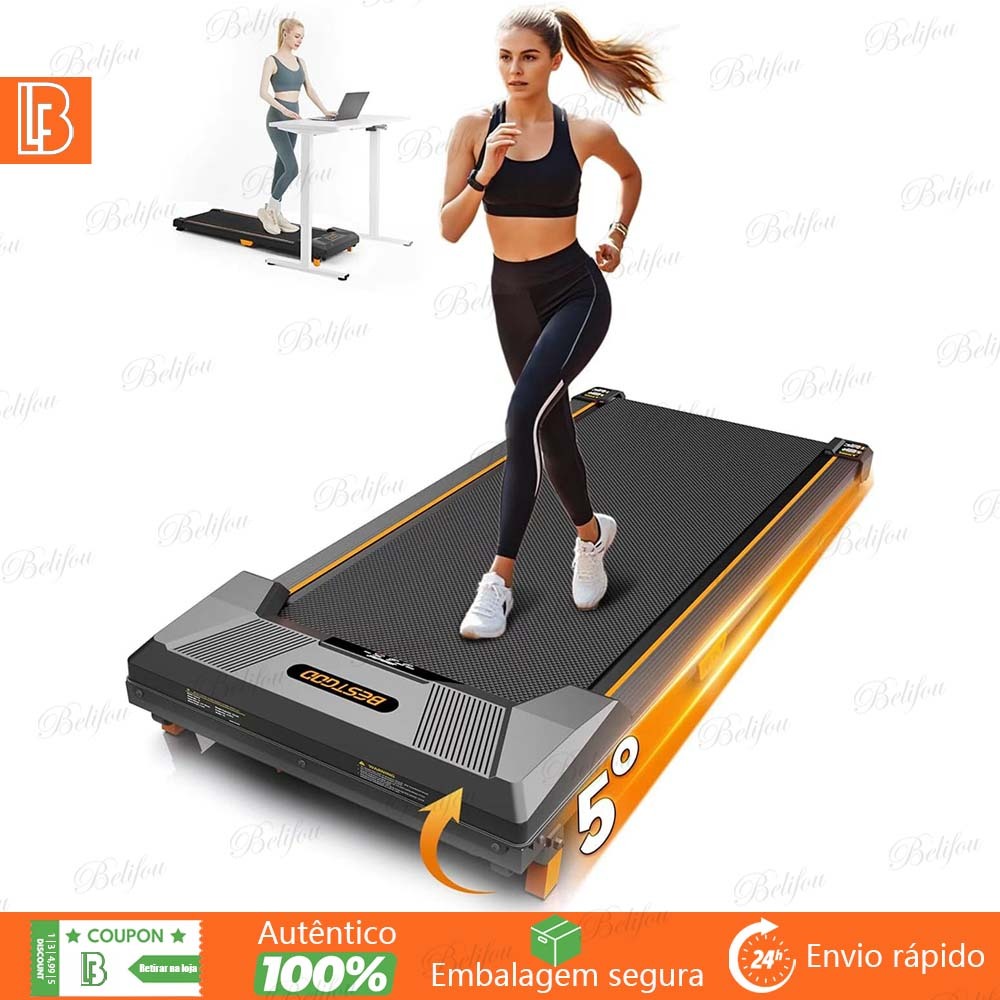 Esteira Caminhador Elétrico Fitness Silencioso Po