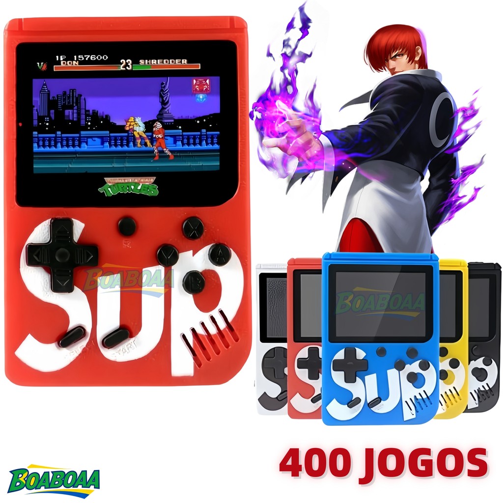Mini Console Portátil Sup Game Box 400 Jogos Cl
