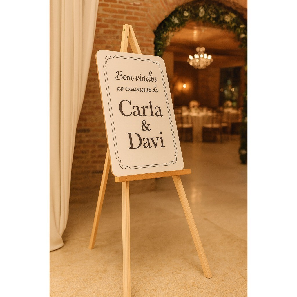 Cavalete Quadros Tripe p/ Lousa Telas Pintura Made