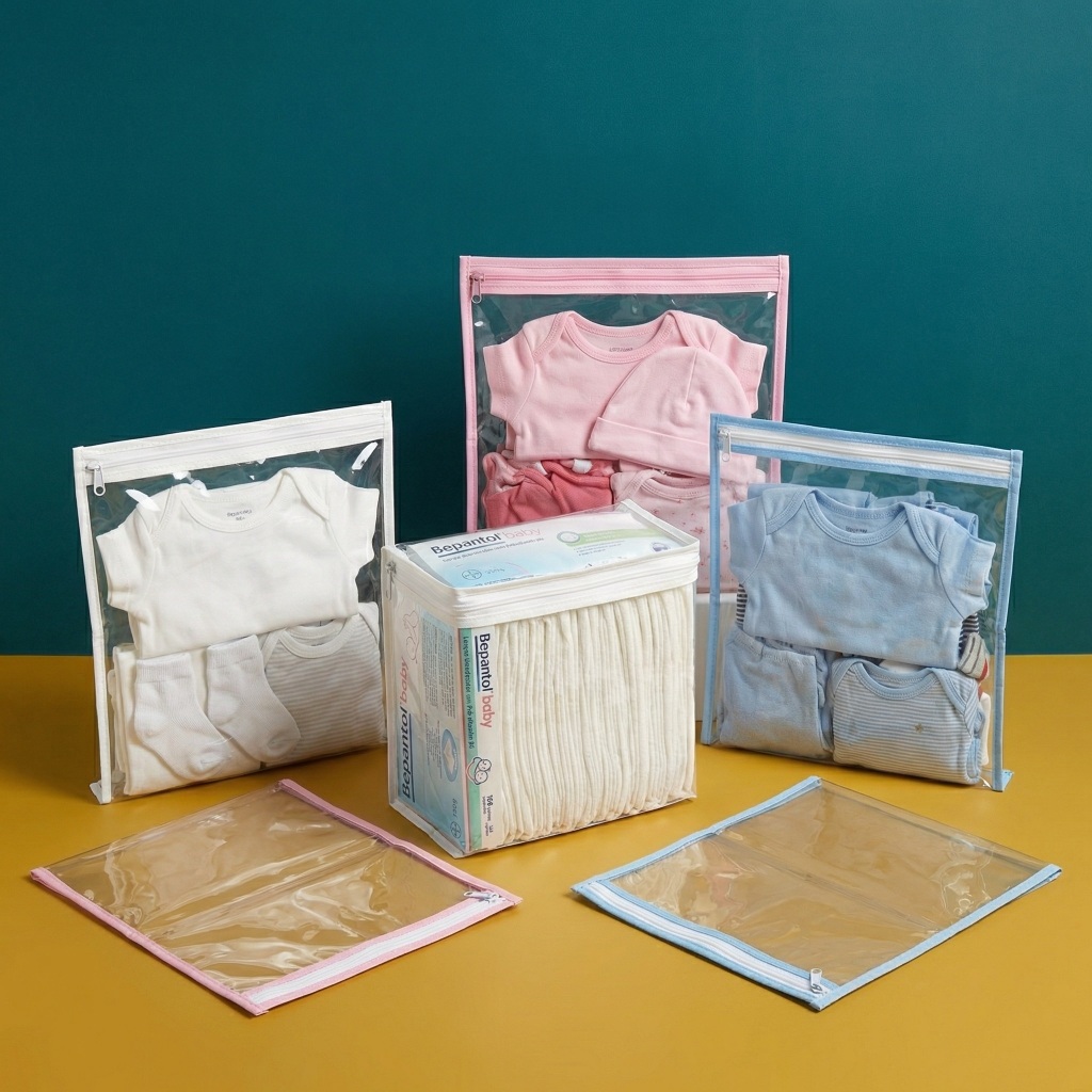 Kit 6 Peças Maternidade  5 Saquinhos Organizadore