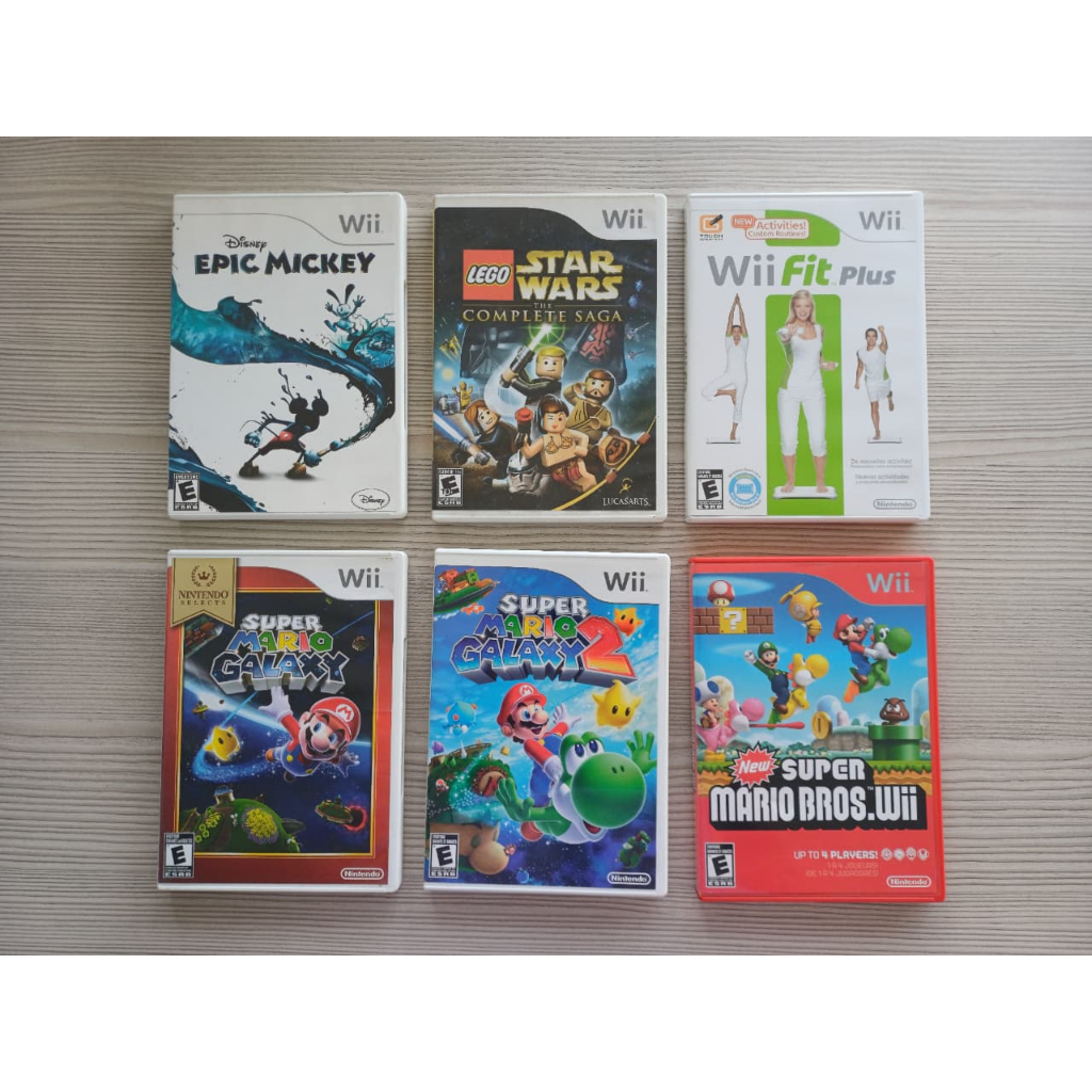 Jogos Nintendo Wii Originais | Mario Galaxy, New S
