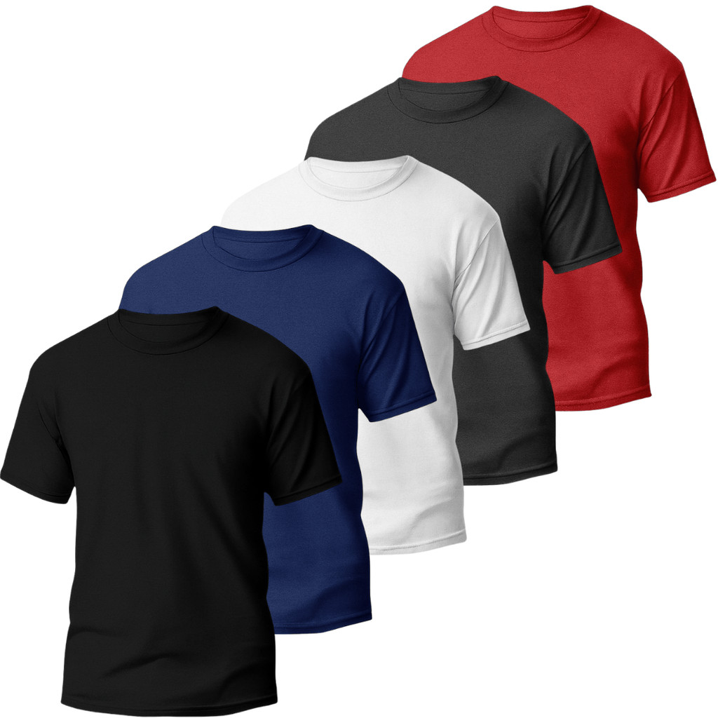 Kit 5 Camisetas Dry Fit Masculina – Casual &