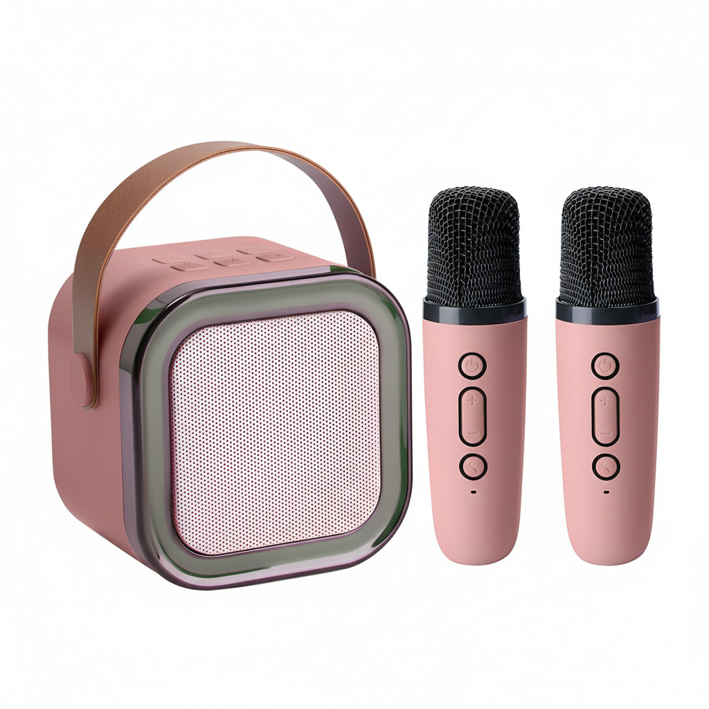 Caixa de Som Karaokê Bluetooth com Microfones Wir