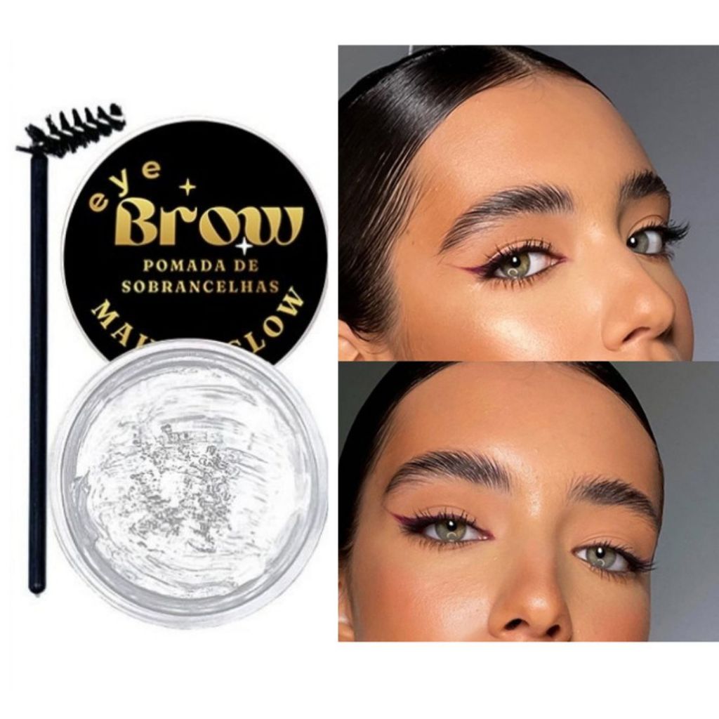 Gel de Sobrancelha com Óleo de Rícino Fixador Pa