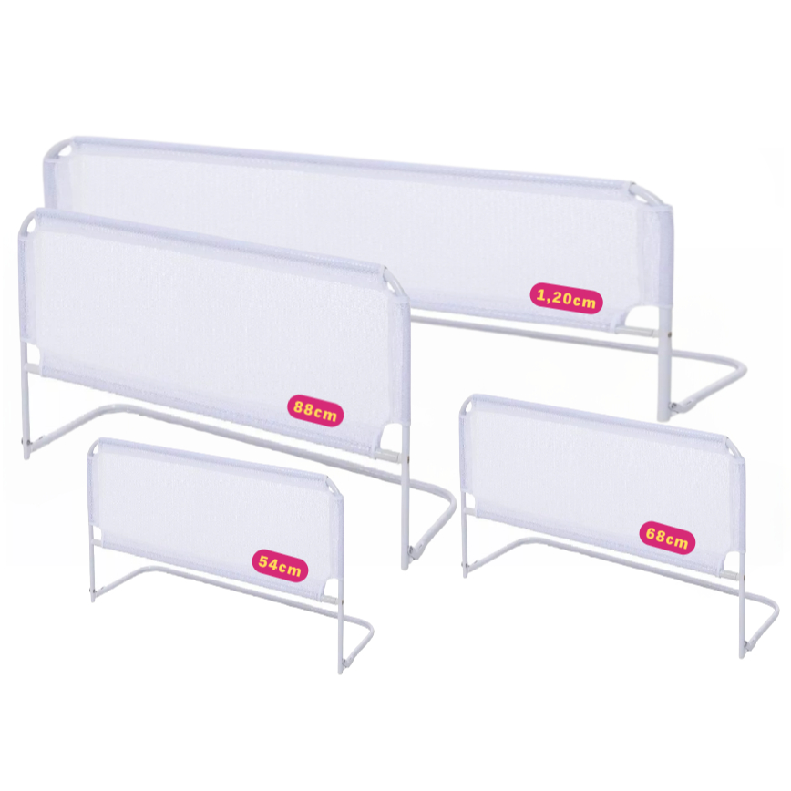 6 Tamanhos de Grade de Cama com Tela de Proteção
