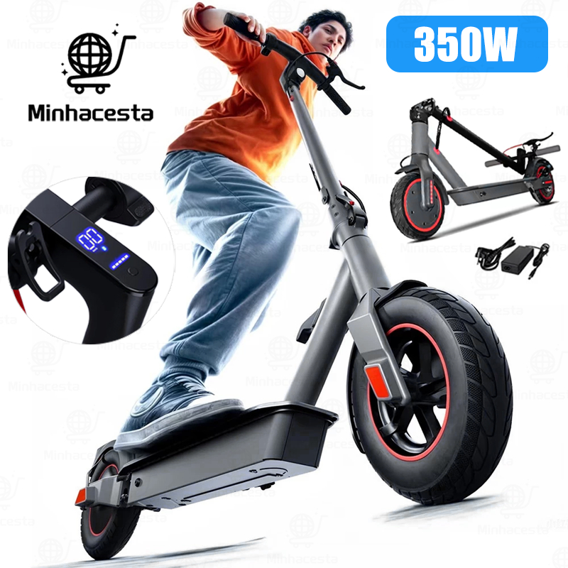 Patinete elétrico Scooter Dobrável 30km 350W Biv
