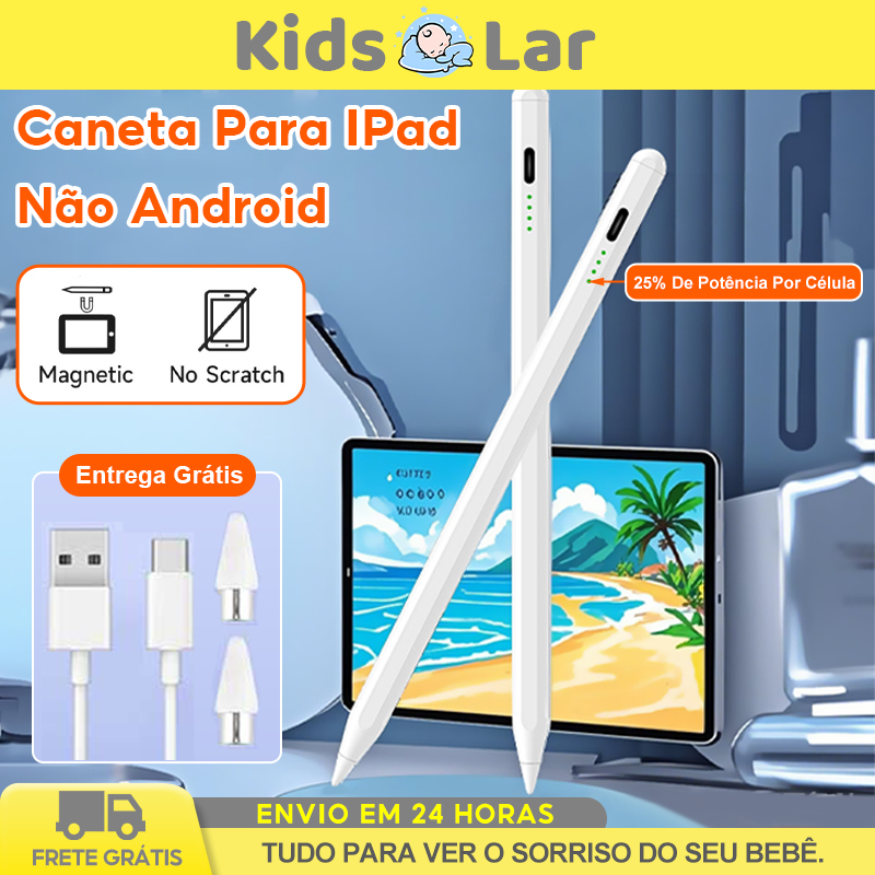 Caneta Stylus Touch para iPad Alta Precisão Ponta