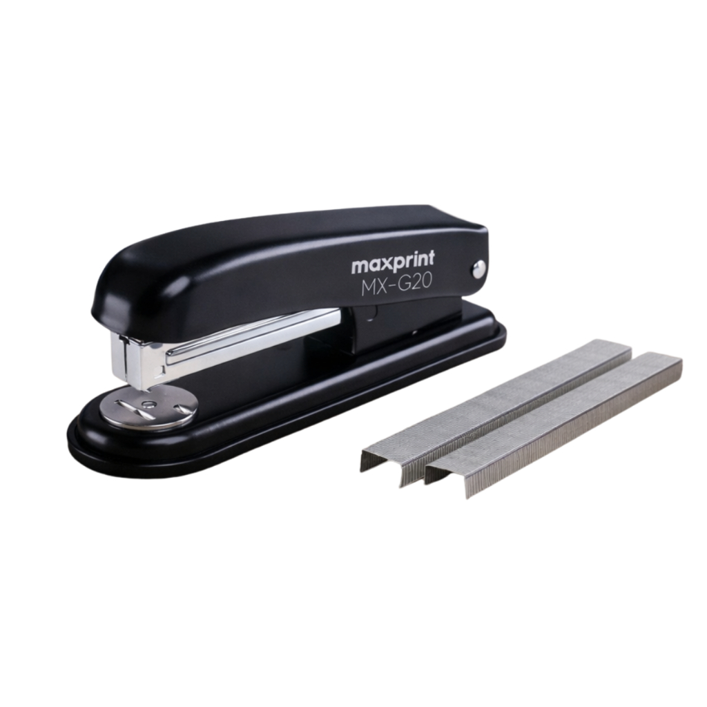 Grampeador metal + 5.000 grampos 26/6 Galvanizados