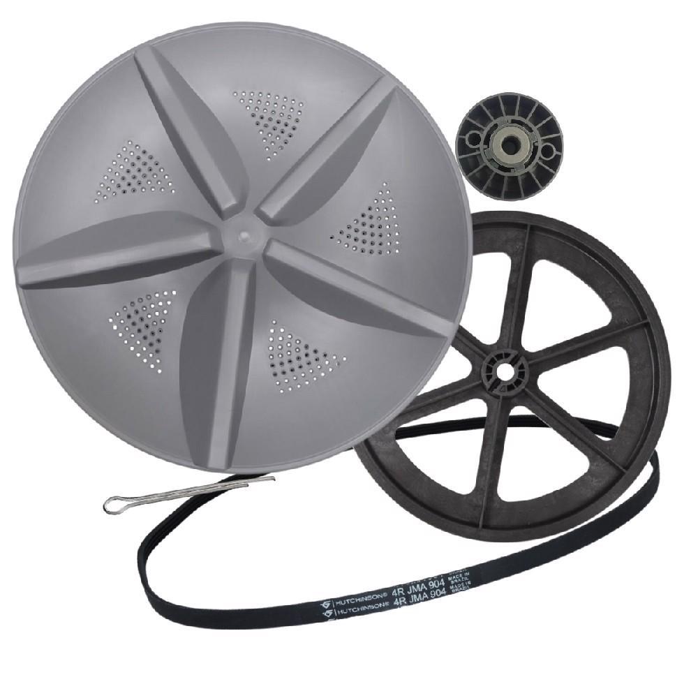 Kit Agitador Polia Correia Cubo Suggar 10-20kg Tan