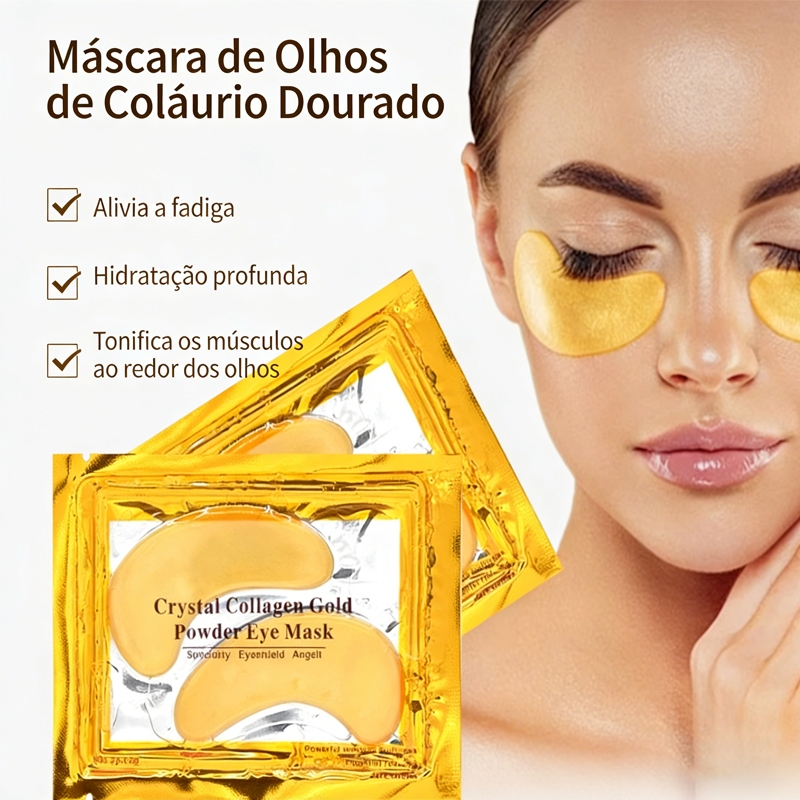 Kit Máscaras de Colágeno Trata Olheiras Adesivo 