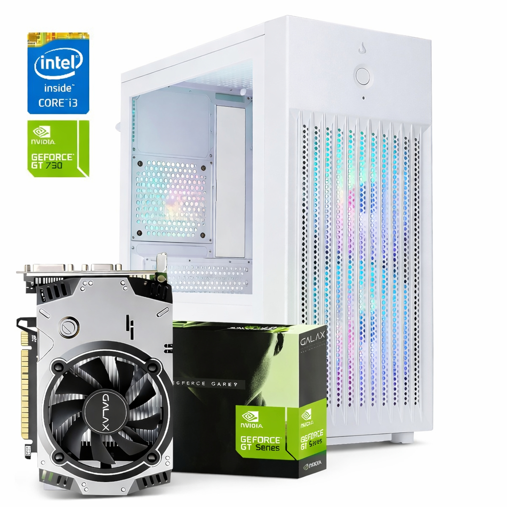 PC Computador CPU RGB Gamer Intel Core i3 16gb Ram