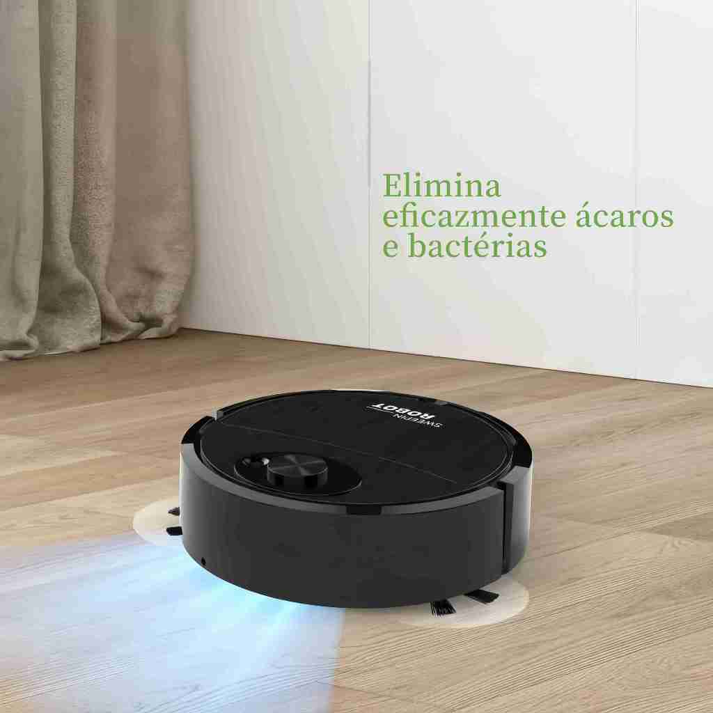 Robô de Limpeza 4 em 1 para Casa  Aspira, Varre, 