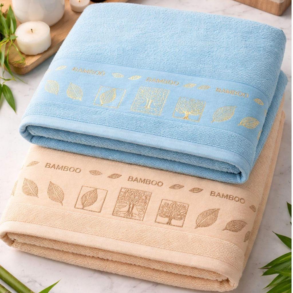 Kit 2 Toalhas de Banho Algodão Grande Grossa Luxo