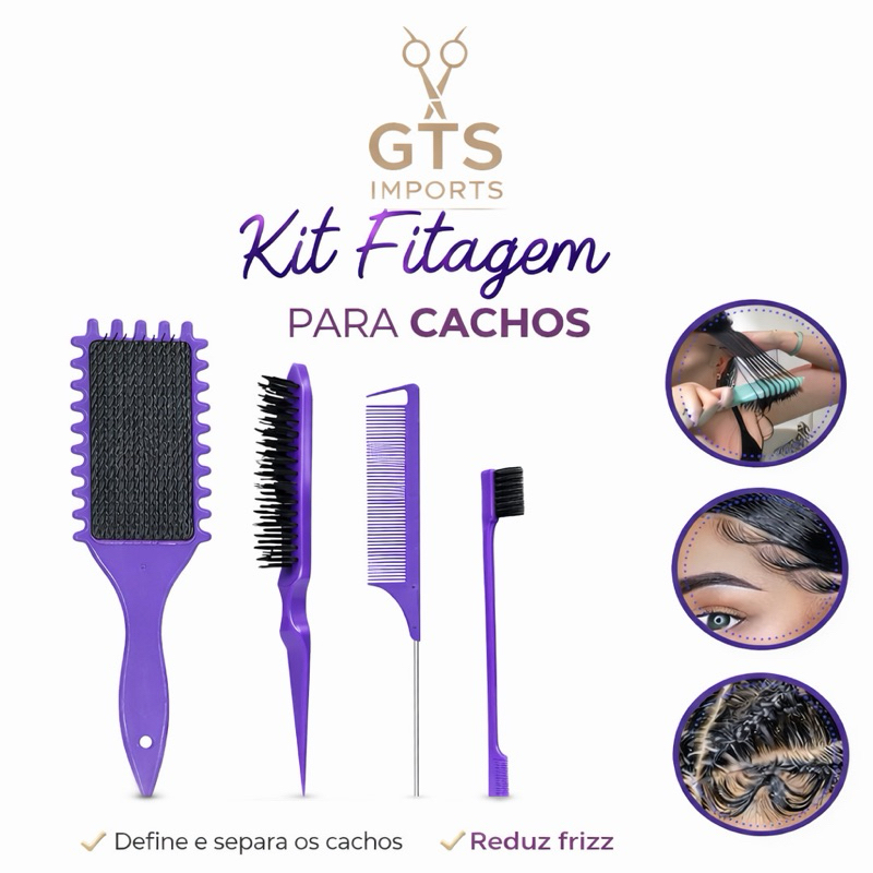 kit fitagem Kit Finalização e Penteados 04 Peça