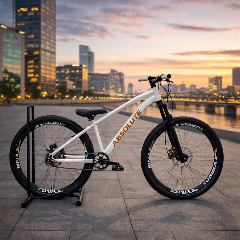 Bicicleta aro 26 Absolute Brutus roxa/ branca/ cin