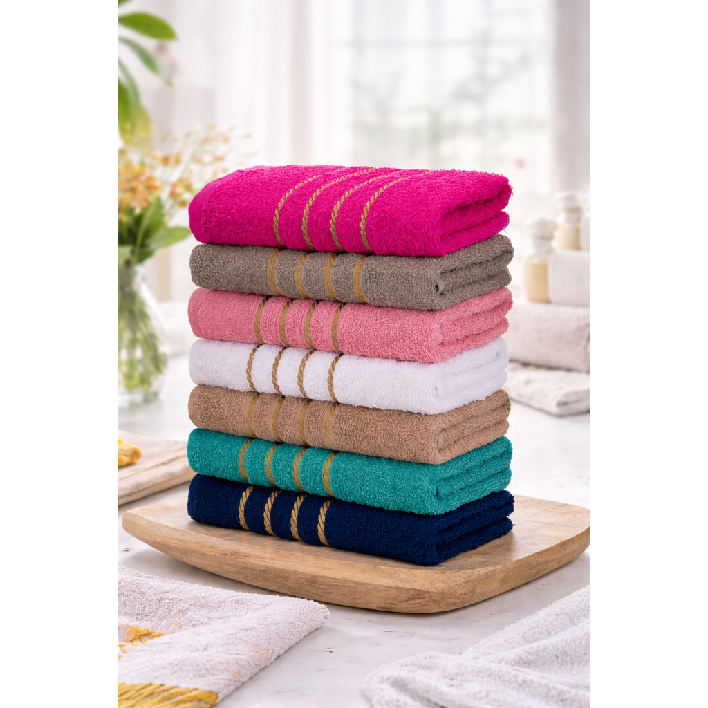 Kit 6 Toalha de Banho Banhão Grande Premium 100% 