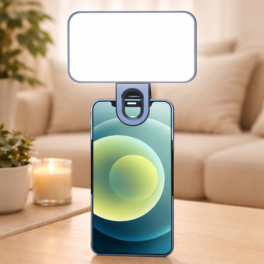 Mini Led 3 Modos De Luz LED Selfie Clip Live Strea